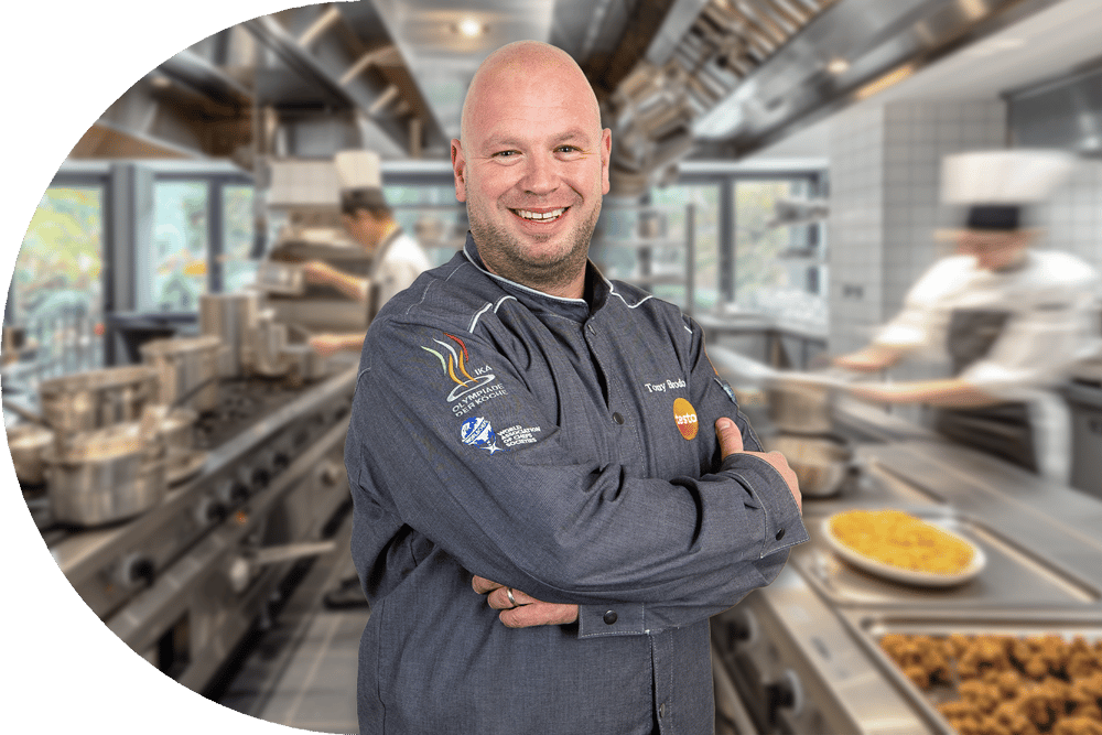 Tony matsäkerhetsexpert restaurang hero