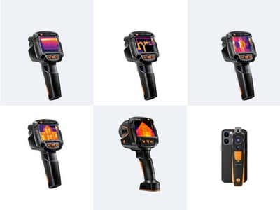 Jämförelseöversikt värmekameror med testo 860i