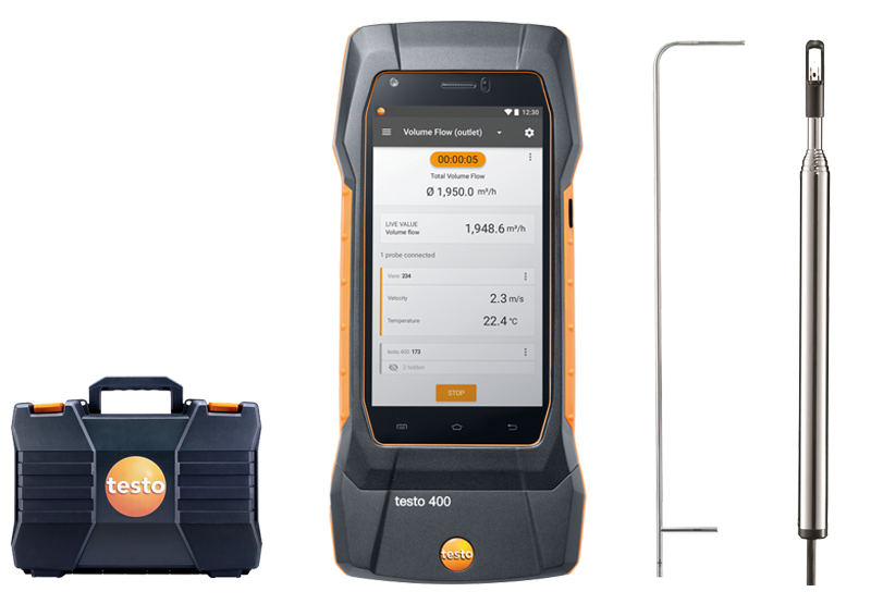 testo 400 – mätset för ventilation