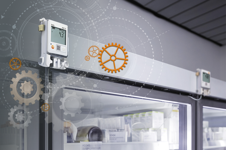 testo 162 T2 - mätning i läkemedelskyl testo 162 T2 - mätning i läkemedelskyl