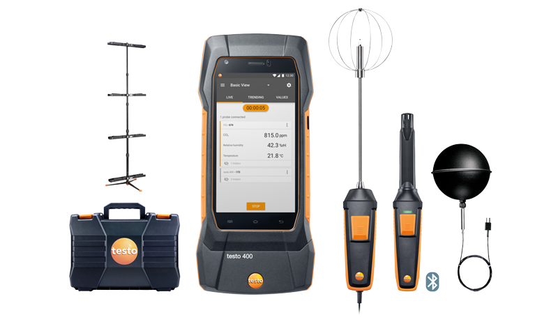 testo 400 – mätset för inneklimat 0563 0401 01
